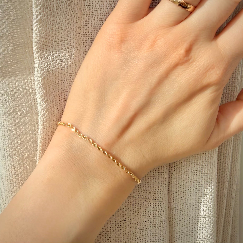18K italialainen Funetta-rannekoru – 20,5 cm