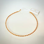18K italialainen Funetta-rannekoru – 20,5 cm