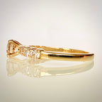 Shamppanjatimanttisormus 0,87 ct – 14K keltakulta – IGI sivulta 2