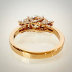 VK Signature Collection – Trilogy-timanttisormus 1,77 ct – 14K keltakulta takaa