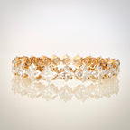 1,71 ct Princess eternity-timanttisormus yläviistosta
