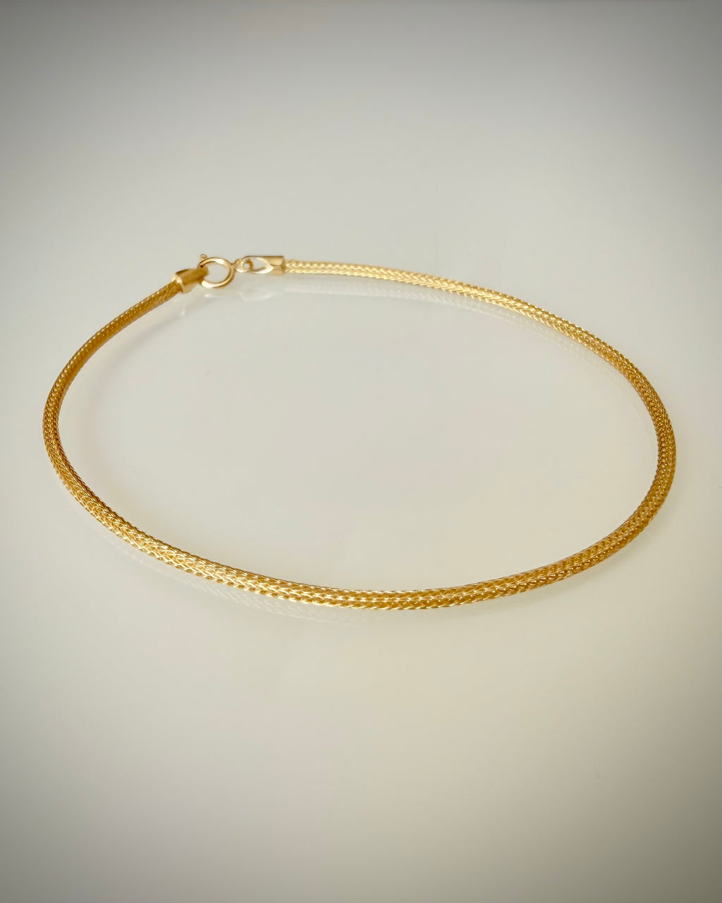 18k italialainen Snake Chain -rannekoru