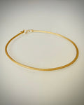 18k italialainen Snake Chain -rannekoru