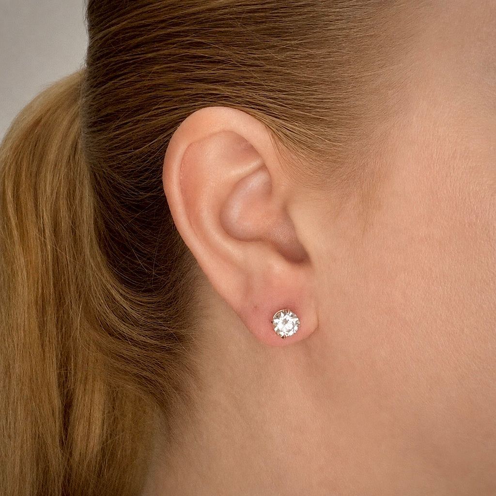 2,00 ct E/VVS2 timanttikorvakorut – 14K keltakulta – IGI