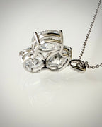 14K Valkokultainen Timanttiriipus 2,26 ct