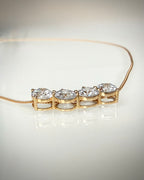 Timanttikaulakoru 2,29 ct 14k keltakulta
