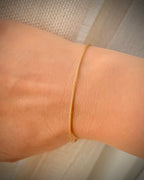 18k italialainen Snake Chain -rannekoru
