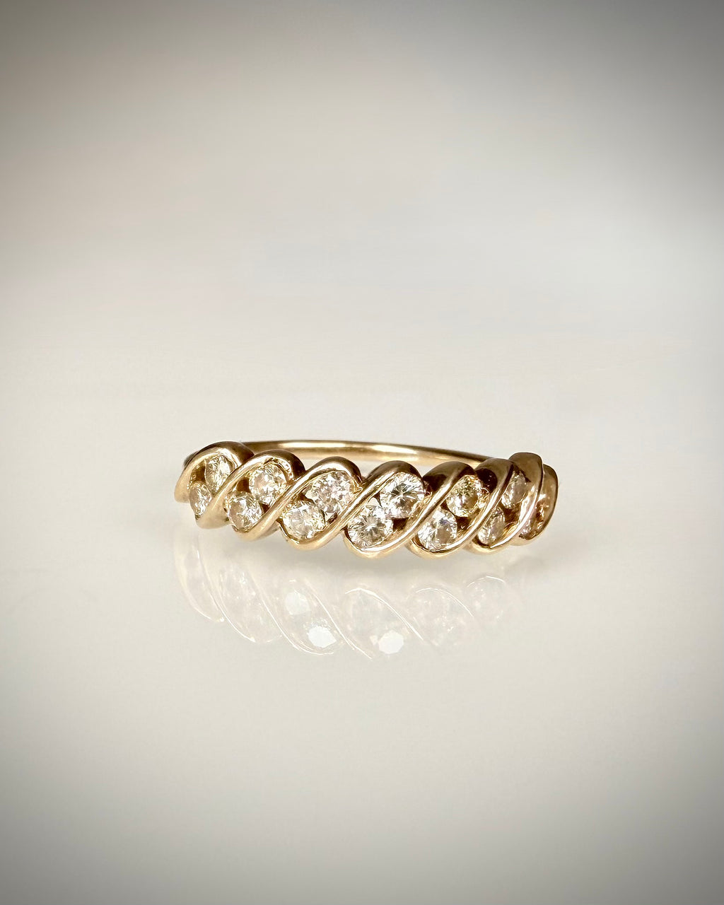 18k Vintage Timanttisormus 0,50 ct