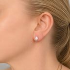 14 kt keltakultaiset smaragdihiotut timanttikorvakorut 2,13 ct – IGI