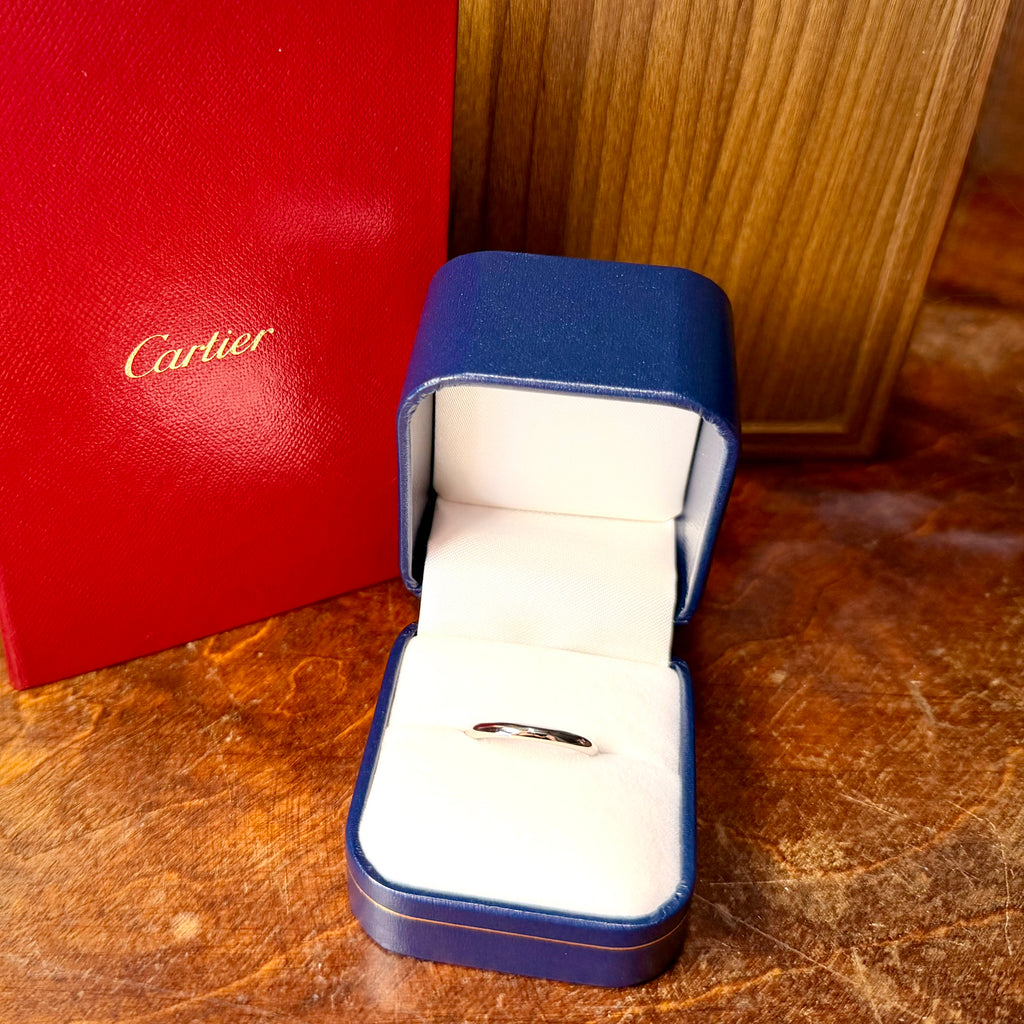 Cartier 1895 Wedding Band Platinum Pt950 2,5 mm – Koko 57 | Sertifikaatti & rasia