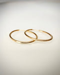 18K Italialaiset Rengaskorvakorut 25 mm