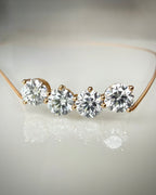 Timanttikaulakoru 2,29 ct 14k keltakulta