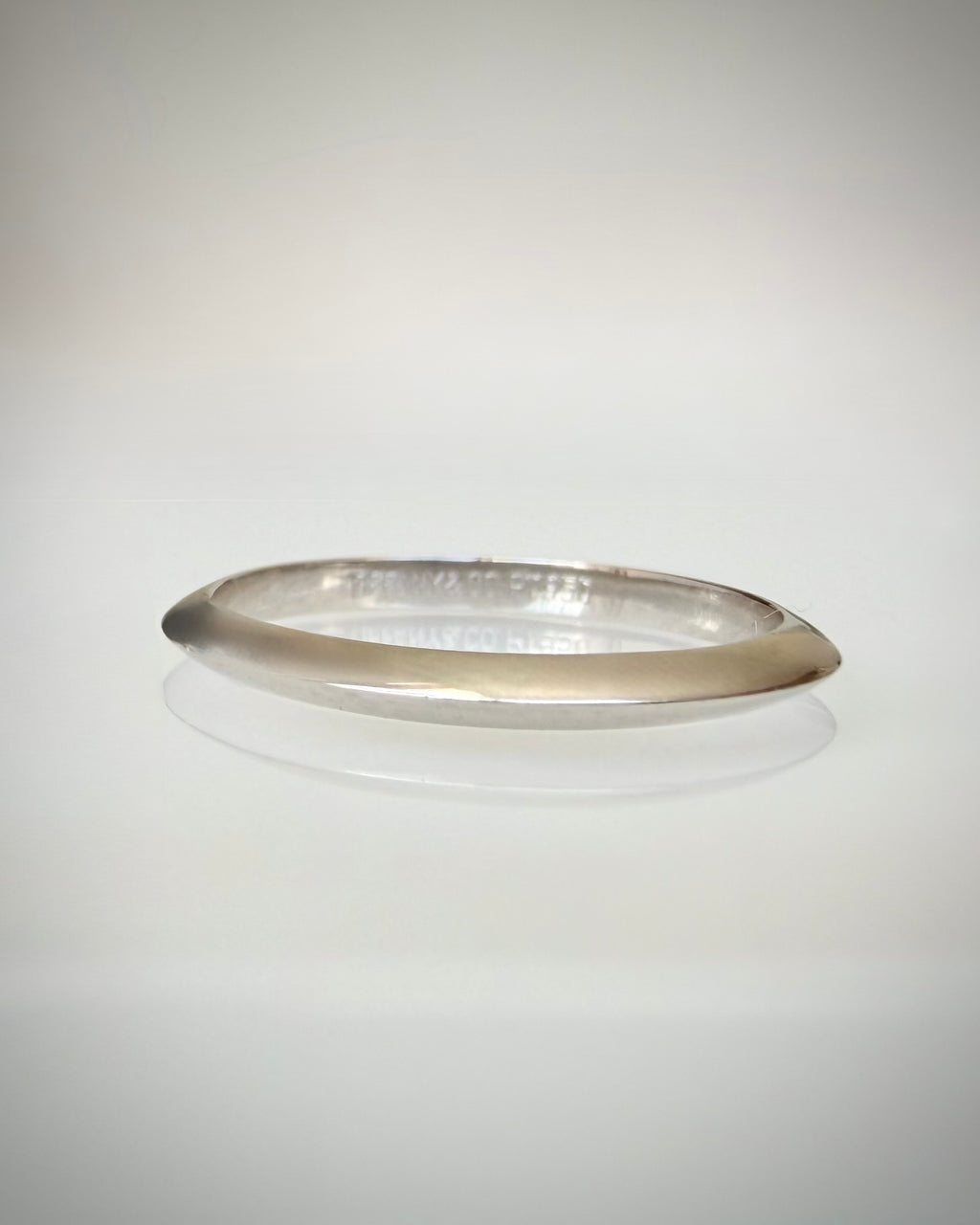 Tiffany & Co. Knife Edge PT950 Platinasormus