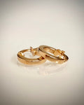 18k Italialaiset Rengaskorvakorut 11,5 mm