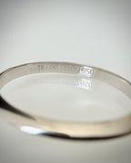 Tiffany & Co. Knife Edge PT950 Platinasormus