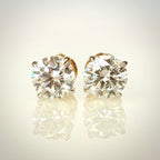 2,00 ct E/VVS2 timanttikorvakorut – 14K keltakulta – IGI
