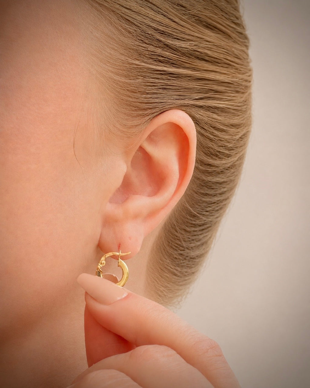 18k Italialaiset Rengaskorvakorut 11,5 mm