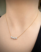 Timanttikaulakoru 2,29 ct 14k keltakulta