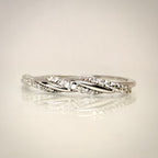 Timanttisormus 0,24 ct 14k valkokulta Italy
