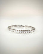 14K Full Eternity timanttisormus 0,38 ct