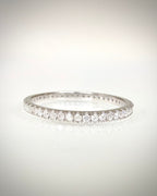14K Full Eternity timanttisormus 0,38 ct