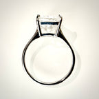 18K valkokultainen statement-timanttisormus 5,06 ct – Radiant – F/VS1 – IGI