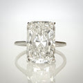 18K valkokultainen statement-timanttisormus 5,06 ct – Radiant – F/VS1 – IGI